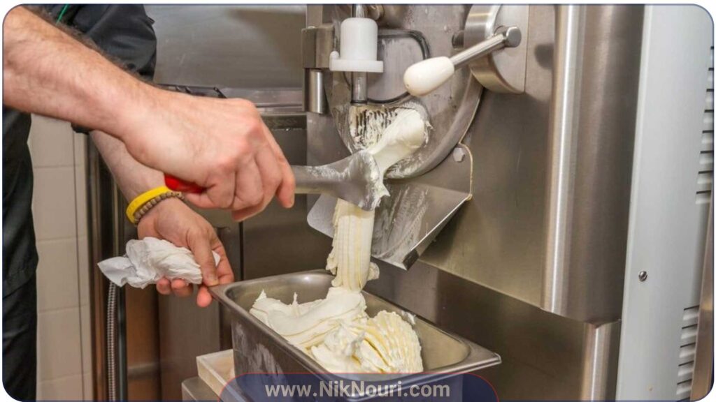 دستگاه ژلاتو میکر ( بار سفت کن بستنی )